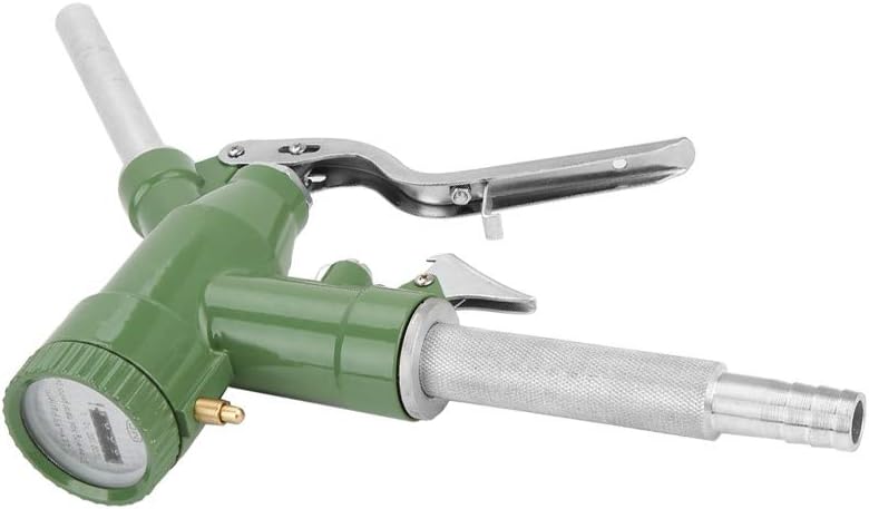 Fueling Nozzle for Gasoline Kerosene and Hydraulic Oil with Integrated Horizontal Spiral Vane Flow Meter - Portable Measuring Fuel Gun for Industrial Management - Image 4