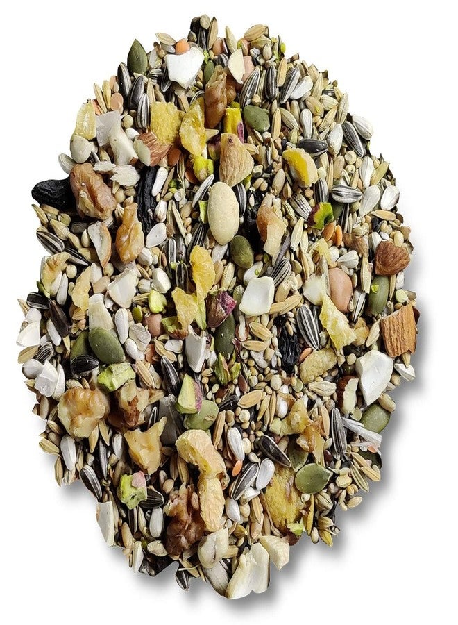 BirdsNature طعام BirdsNature الممتاز من البذور والمكسرات للطيور المتوسطة الحجم، والكوكاتيل، والكيك، والكونيور الصغير، واللوري، واللوريكيت، وطيور الحب، والكوكر (2500 غرام) - Image 2