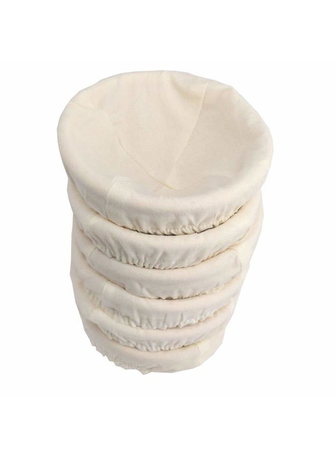 FORSUN 5 inch Bread Basket Set of 6, Banneton Bread Proofing Basket - Image 1