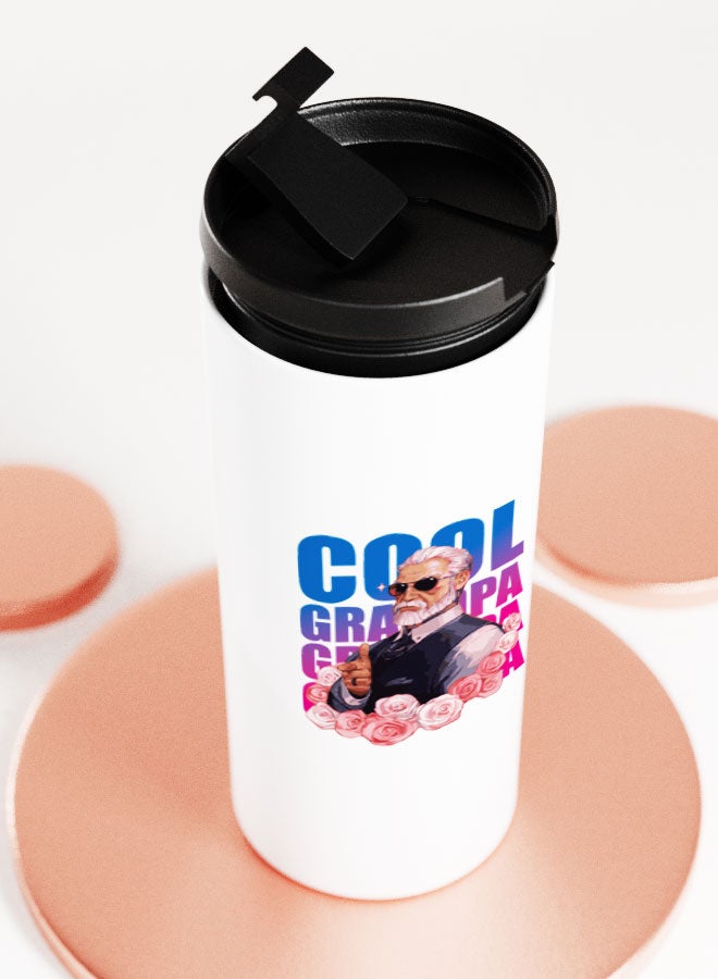 LIT White Tumbler Fashionable Grand pa Straight Tumbler Stylish grandpa gift Cool Grandpa gift - Image 5