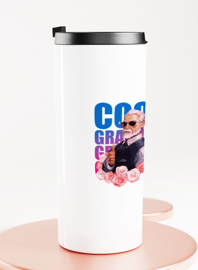 LIT White Tumbler Fashionable Grand pa Straight Tumbler Stylish grandpa gift Cool Grandpa gift - Image 2