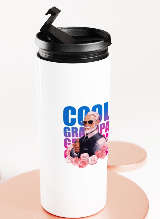 LIT White Tumbler Fashionable Grand pa Straight Tumbler Stylish grandpa gift Cool Grandpa gift - Image 4