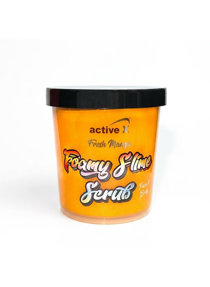 Foamy Slime Scrub Fresh Mango- Silky Smooth & Radiant skin with the fun texture of a slime - 800 g - Image 1