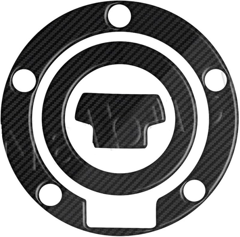 لوح خزان الوقود الجانبي من ألياف الكربون 10 للدراجات النارية، مانع الانزلاق، ملصق واقي مقاوم للماء ومضاد للصقيع لـ MT 09 - Image 1