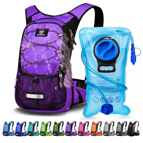 Mothybot Insulated Hydration Backpack Pack with 3L BPA Free Leak Proof Water Bladder, Large Storage Lightweight Hiking Daypack with Waist Pouches & Cooler Layer, for Running, Biking, Camping, Festival - Image 1