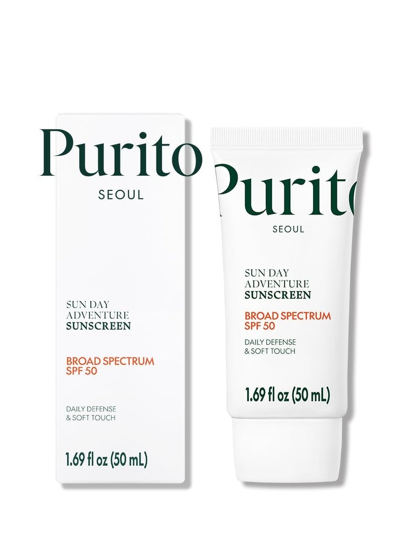 بوريتو واقي الشمس بيوريتو صَن داي أدفينتشر – ٥٠ مل  واقي شمس كوري بتركيبة خفيفة ومناسبة للاستخدا - Image 1