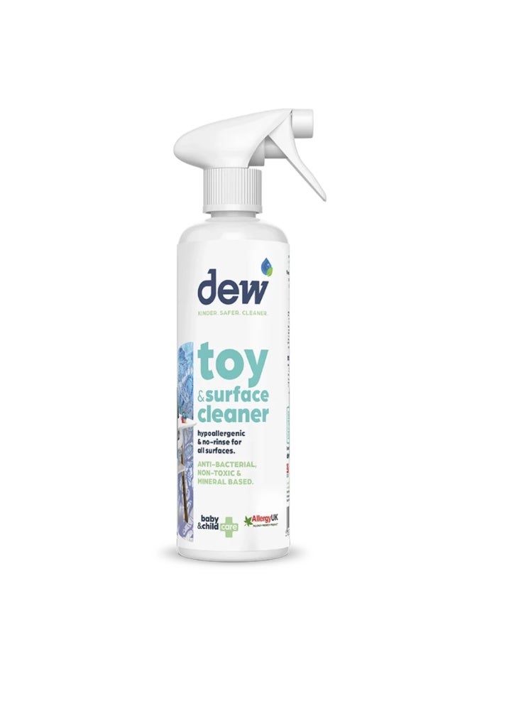 Dew Toy & Surface Cleaner 500ml – 99.9% Antibacterial, Non-Toxic & Mineral Based – Hypoallergenic No-Rinse Sanitizer for Baby Toys, Highchairs & Nurseries – Allergy UK Approved - Image 2