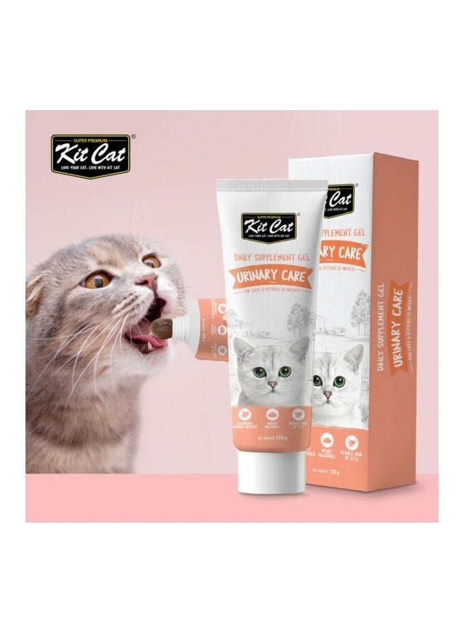 كيت كات مكمل غذائي يومي من كيت كات جل للقطط والقطط الصغيرة – العناية بالبول (120 جرام) - Image 3