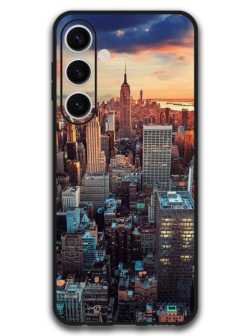 Theodor Protective Case Anti Scratch Shock Proof Bumper Cover For Samsung Galaxy S24 FE Newyork City - Image 1