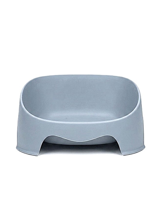 Multi Functioned Cat Tray 54.5 × 43 × 39 cm – Open Cat Litter Tray for Cats, Spacious Pet Toilet Pan with Raised Sides, Durable Easy-Clean Plastic Litter Box (Gray) - Image 1