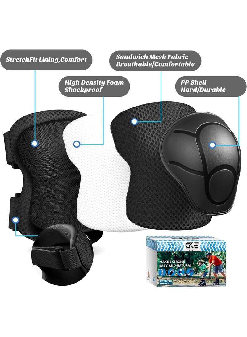 Knee Pads for Kids Kneepads and Elbow Pads Toddler Protective Gear Set Kids Elbow Pads and Knee Pads for Girls Boys with Wrist Guards 3 in 1 for Skating Cycling Bike Rollerblading Scooter - Image 5