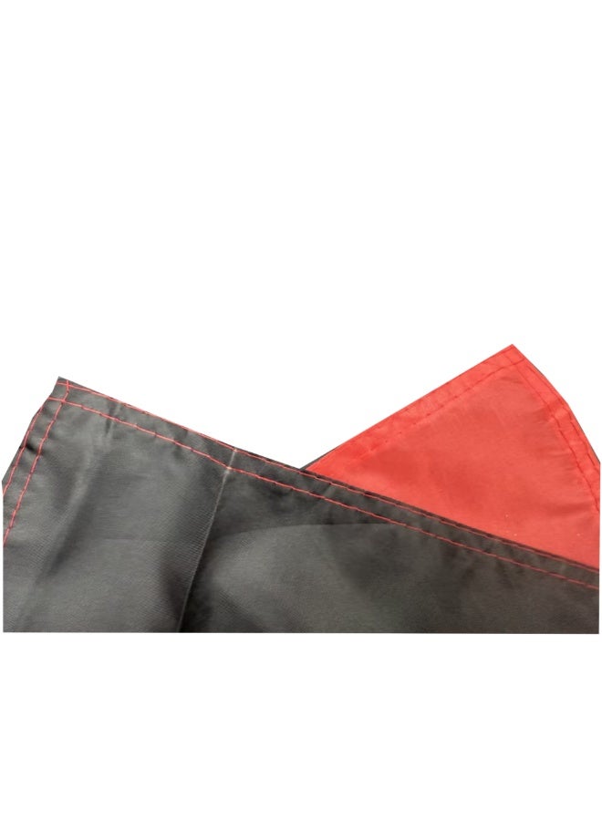 عاصفة العلم اليمني 90x150cm (3x5ft) 100٪ البوليستر مع النحاس grommets - Image 2