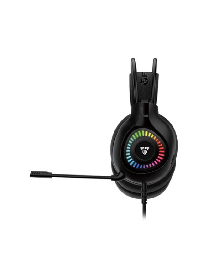 FANTECH ORBIT HG25 7.1 Virtual Surround Sound Gaming Headset With RGB Lighting 50mm Drivers Noise-Canceling  - Image 2