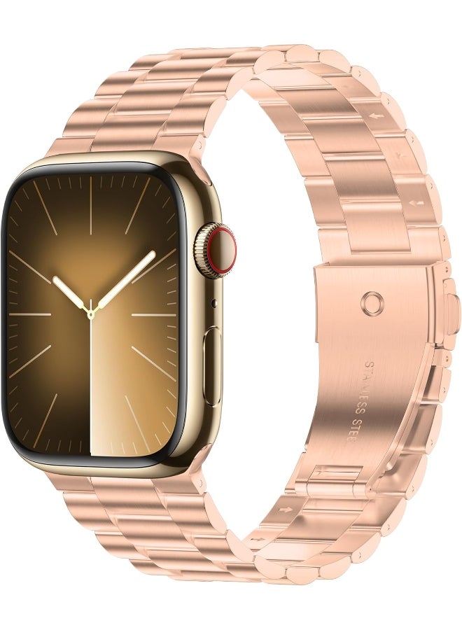 Stainless Steel Band for Apple iWatch Series Ultra 2 9 8 7 6 5 4 3 SE 49MM 45MM 41MM 40MM 44MM 38MM 42MM 38 40 41 42 44 45 49 MM Metal Strap Bracelet 