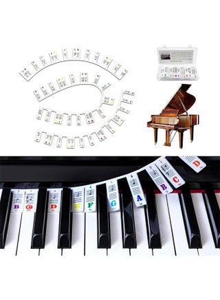Reusable Piano Notes Guide for Beginner Removable Piano Keyboard Note Labels for Learning 88-Key Full Size Made Of Silicone No Need Stickers for Kids Student - pzsku/Z9D52AA42CD099C1EEC19Z/45/1741054119/9476afcb-1b56-4389-80e2-90a0f799e2aa