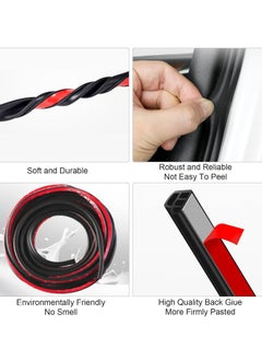 L Shape Rubber Car Door Seal Strip Car Weather Stripping Self Adhesive Auto Door Soundproofing Weatherstrip for Car（52.49FT） - pzsku/Z9D52F8D8E7EE3B795842Z/45/_/1733368540/d98296cd-e303-4d74-9393-dc0ed36b3481