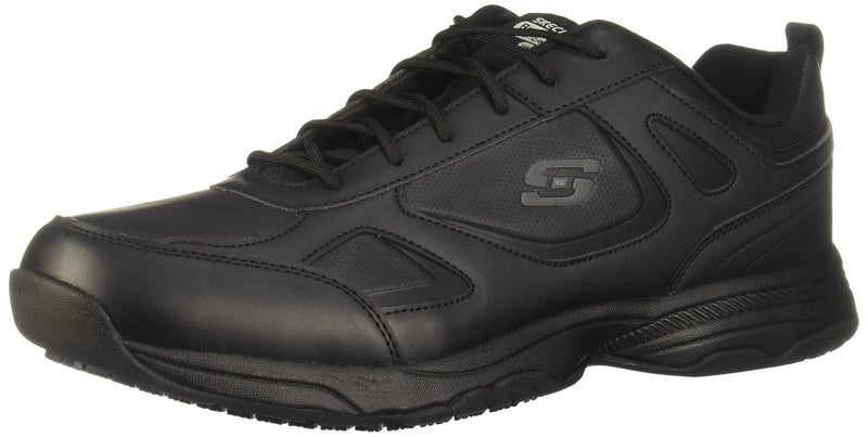 Skechers Men's Dighton Athletic Work Food Service Shoe, Black, 8 Wide - Image 2