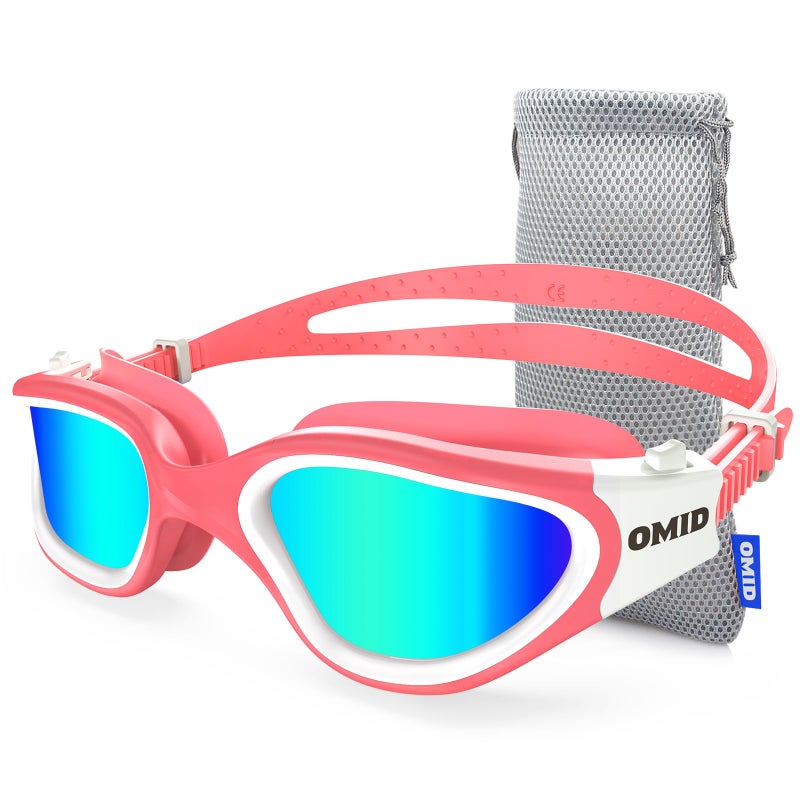OMID Swim Goggles P2 Polarized Swimming Goggles for Men Antifog Goggles Swimming for Adult Women - Image 2