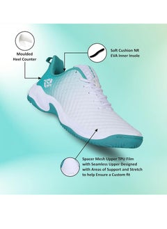 Nivia Nivia Power Smash Non-Marking Tennis Shoes | Lightweight | More Stability and Better Agility | Suitable for Indoor Tennis/Squash/Table Tennis/Basketball & Padel  - Image 2