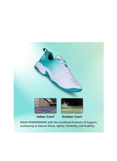 Nivia Nivia Power Smash Non-Marking Tennis Shoes | Lightweight | More Stability and Better Agility | Suitable for Indoor Tennis/Squash/Table Tennis/Basketball & Padel  - Image 4