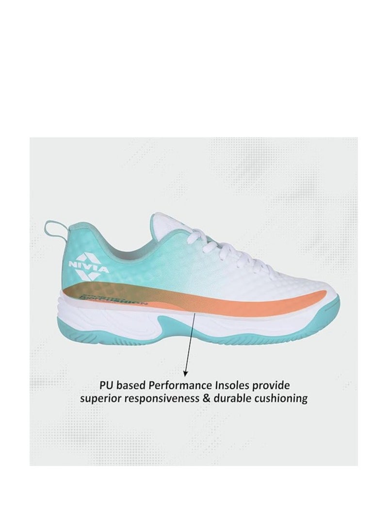 Nivia Nivia Power Smash Non-Marking Tennis Shoes | Lightweight | More Stability and Better Agility | Suitable for Indoor Tennis/Squash/Table Tennis/Basketball & Padel - Image 5