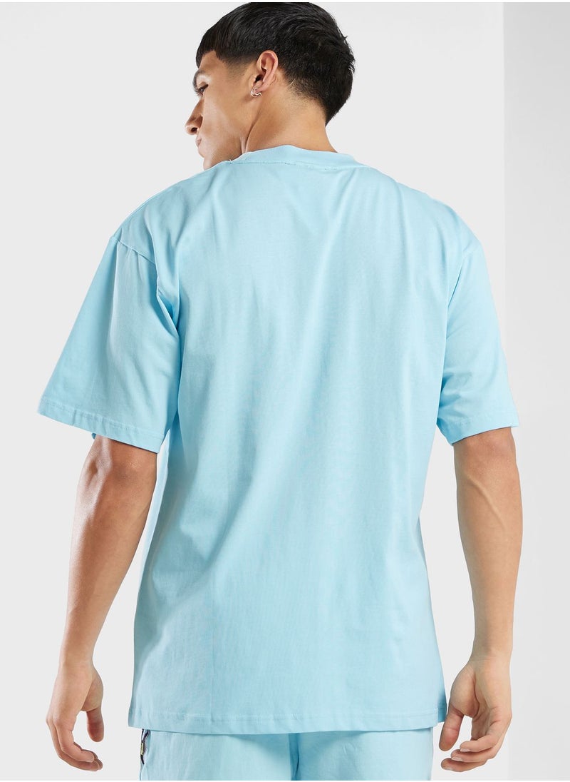 Grimey - Cloven Tongues Oversized T-Shirt - Image 1