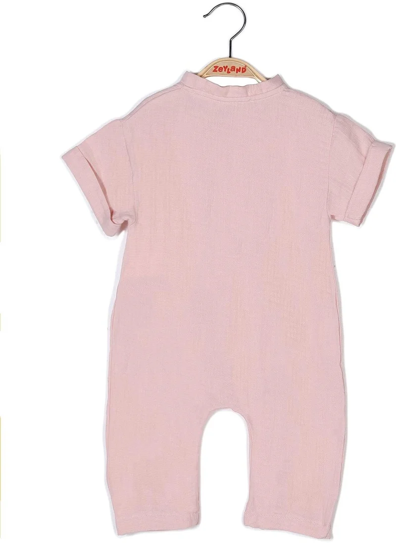 مينينو Unisex Baby Pocket Muslin Jumpsuit