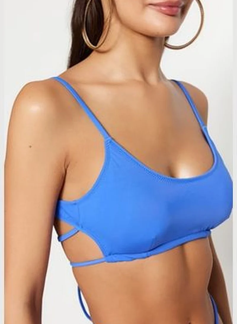 trendyol Sax Bralette Bikini Top TBESS22BU0034