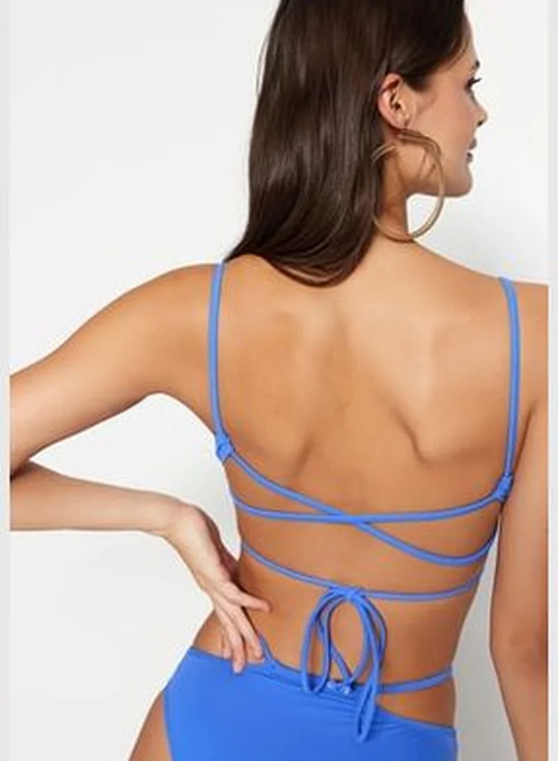 trendyol Sax Bralette Bikini Top TBESS22BU0034