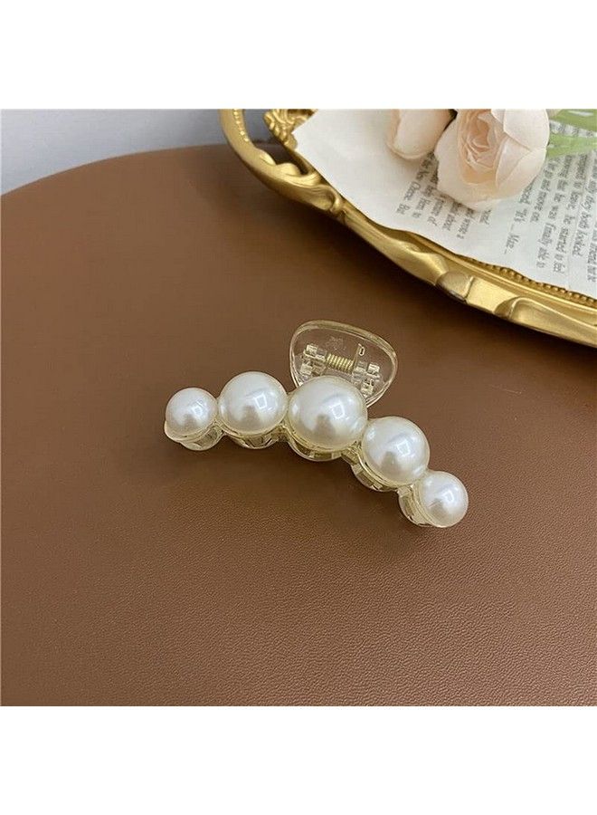 Pactiv Pearl Hair Clawstyling Hair Clips Strong Hold Hair Jaw Clips Big Hair Clips Barrettes Nonslip Birthday Business Gift Hair Accessories For Women Girls Daughter Girlfriend(2 Pack) - Image 5