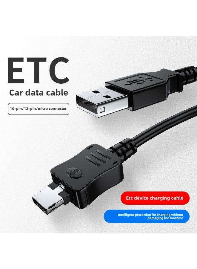 ETC Charger Line Car Truck Su Cartoon Zhejiang Yuetong Card High-speed Equipment Data Power Cord-Color:Old-Mini ETC Car Dedicated-Line Length:1 M - Image 3