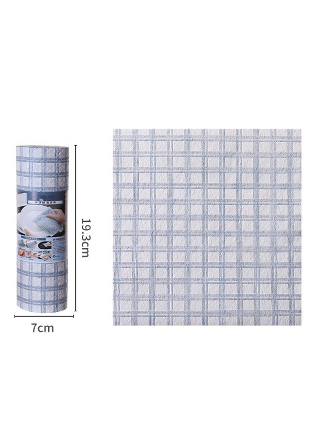 Packs of 2 Kitchen Disposable Wipes, 30 Per Roll, Wet and Dry Chequered Print, 20 x 20cm - Image 5