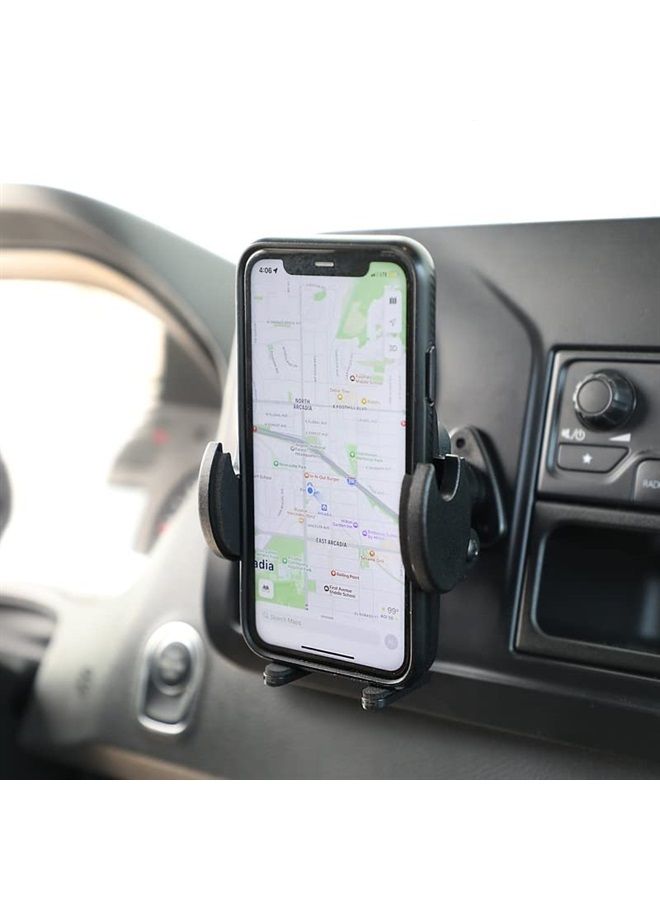 Adhesive Car or Truck Phone Holder Mount for iPhone 12 11 Pro Max XS XR Galaxy Note 20 10 9 Retail Black (SM428)