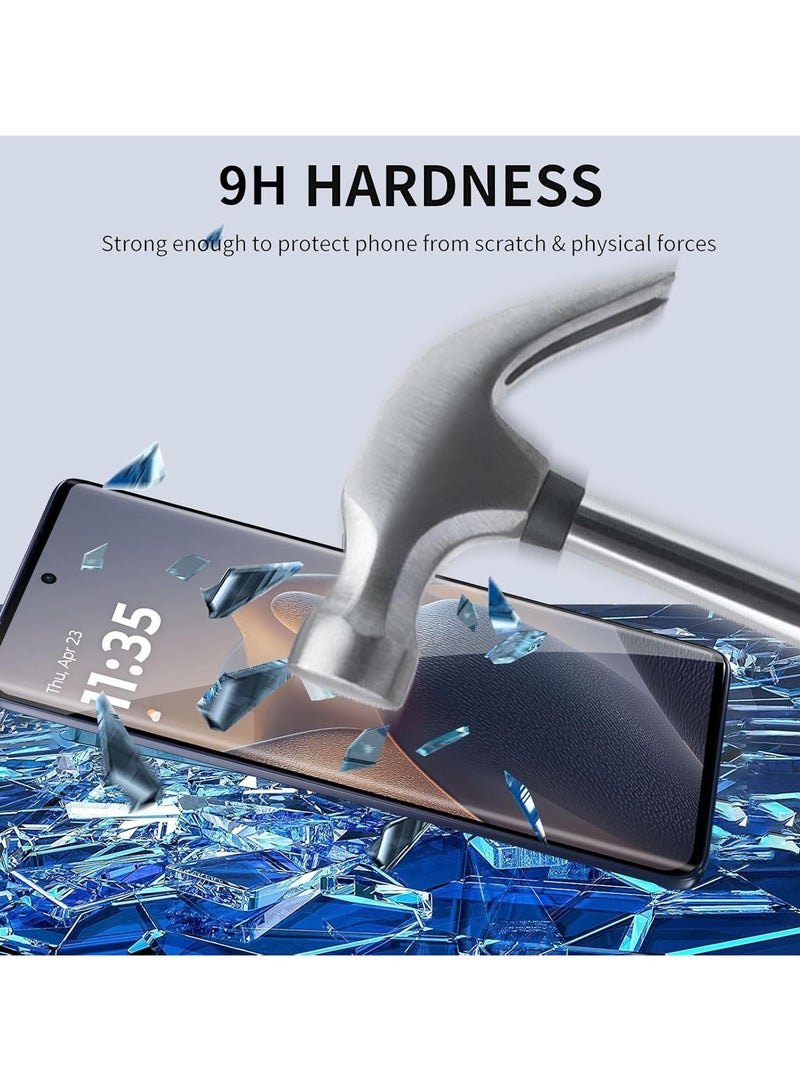 general [2+2 Packs] Tempered Glass Screen Protector with Camera Lens Protector Compatible Motorola Moto Edge 60 Fusion 5G, Full Coverage 9H Hardness Scratch Resistant Film - Image 3