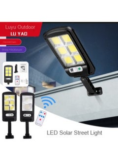 Generic Three-mode outdoor LED solar light, high-brightness LED lamp beads, thickened explosion-proof mask, high light transmittance, COB three functions, suitable for porch gardens, decks, fences, patio paths, garages and streets  - Image 1