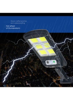 Generic Three-mode outdoor LED solar light, high-brightness LED lamp beads, thickened explosion-proof mask, high light transmittance, COB three functions, suitable for porch gardens, decks, fences, patio paths, garages and streets  - Image 3