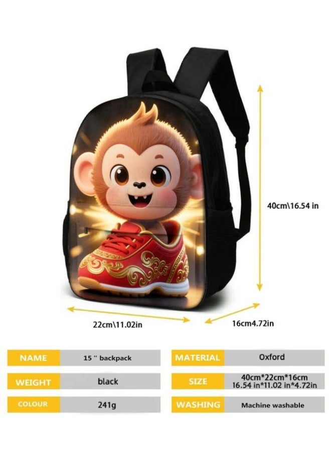Bright Li Fire Fashion password for student teenagers! Popular cartoon bag three-piece set, practical and eye-catching (available for students, children, friends outings, mountain climbing, school, etc.) - 74 - Image 5