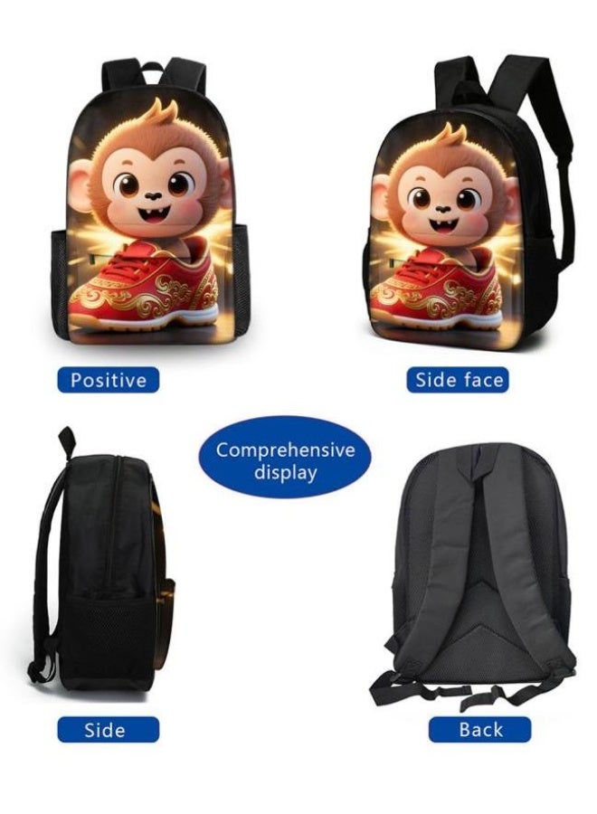Bright Li Fire Fashion password for student teenagers! Popular cartoon bag three-piece set, practical and eye-catching (available for students, children, friends outings, mountain climbing, school, etc.) - 74 - Image 3
