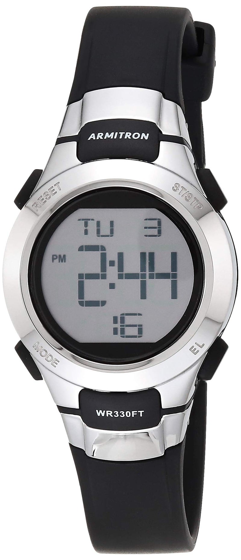 Armitron Sport Women's 45/7012 Digital Chronograph Resin Strap Watch - Image 1