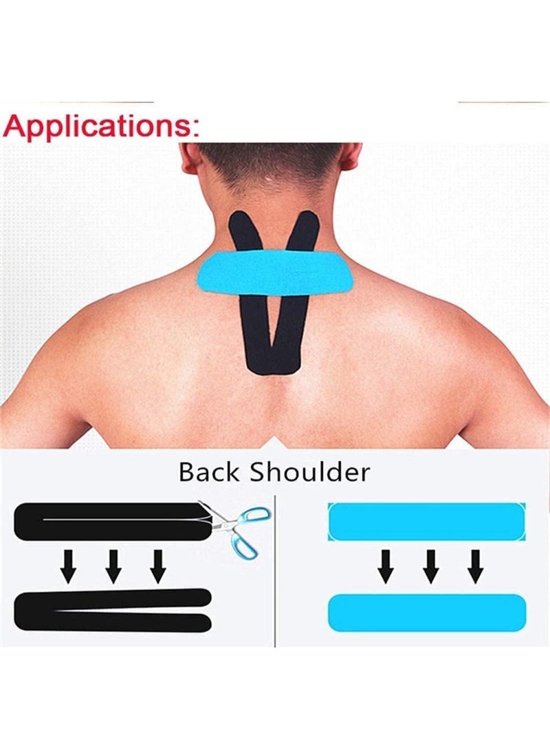 ChicAbode 3 بكرة حركيّة حركيّة شريط بكرة , حركيّة شريط قبل عمليّة قطع , حركيّة شريط حركة , مرنة [ هيبوالرجينيك ] رياضة شريط , يستعمل لأنّ تخفيف ألم , عضلات ومفصل دعم , كلّ بكرة 5 أمتار - Image 2