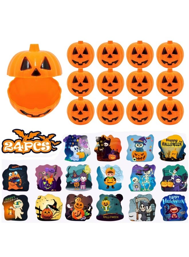 إسكدنيا 2024 عبر الحدود 1008 قطعة العد التنازلي لل لغز شبح اليقطين الساحرة ورقة لغز شبح مهرجان ألعاب تعليمية-اللون: WS-17 24 قطعة - Image 1