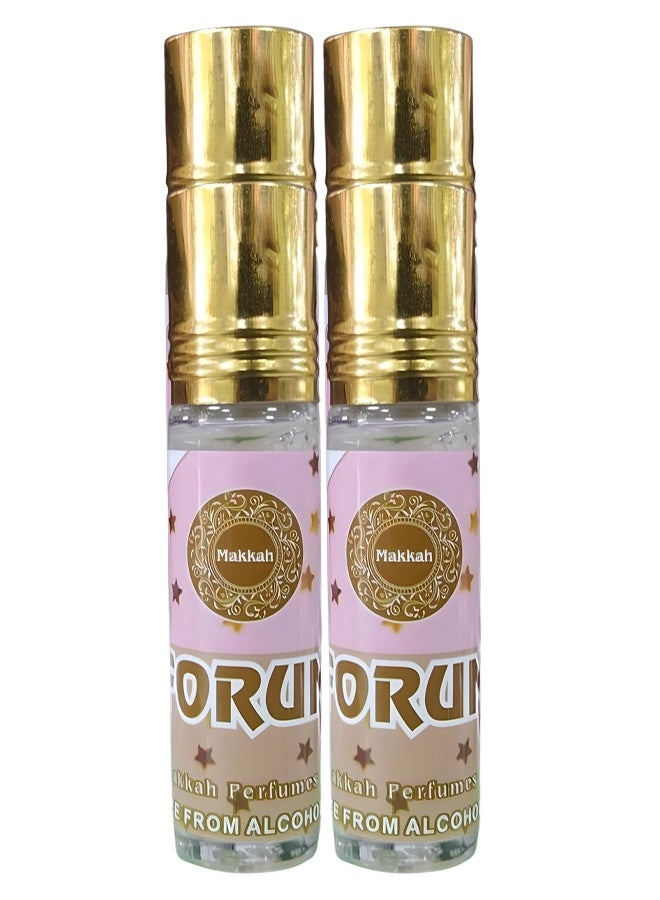 Perfumes 4 Pieces Makkah Forum Perfume Oil 12ml - Image 1