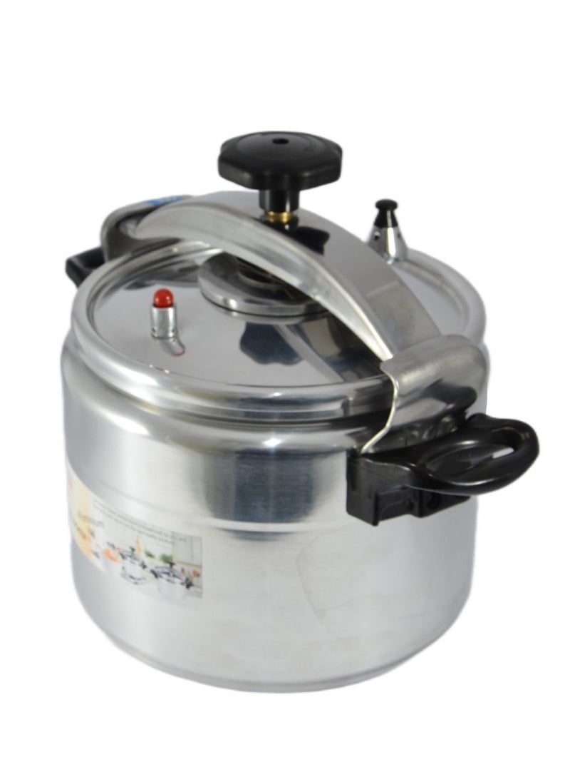 Homemaker Aluminium Pressure Cooker 30cm - 15 Liter Capacity - Silver  - Image 3