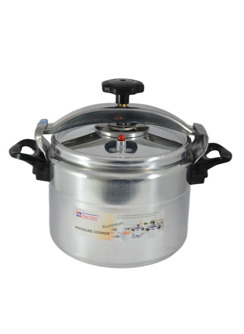 Homemaker Aluminium Pressure Cooker 30cm - 15 Liter Capacity - Silver  - Image 2