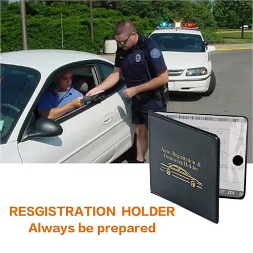 Sterling ESSENTIAL Car Auto Insurance Registration BLACK Document Wallet Holders 2 Pack - [BUNDLE, 2pcs] - Automobile, Motorcycle, Truck, Trailer Vinyl ID Holder & Visor Storage - Strong Closure On Each - - Image 4