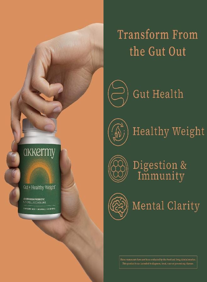 Akkermansia Probiotic for Healthy Weight | Naturally Increases GLP-1 | 60 Day Supply | Made in USA | Contains Bacillus Coagulans, Vitamins B2, D3 & Chromium | SIBO Friendly, Vegan & Gluten Free - Image 5