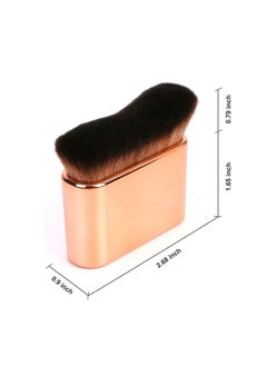 Yoseng An Brush By Yoseng - Self Tanning Brush Applicator- Kabuki Brush For Body, Rose Gold Foundation Brush Makeup Brush For Fake Tan,Sunscreen Brush For Best Self Tanner For Face And Body  - Image 2