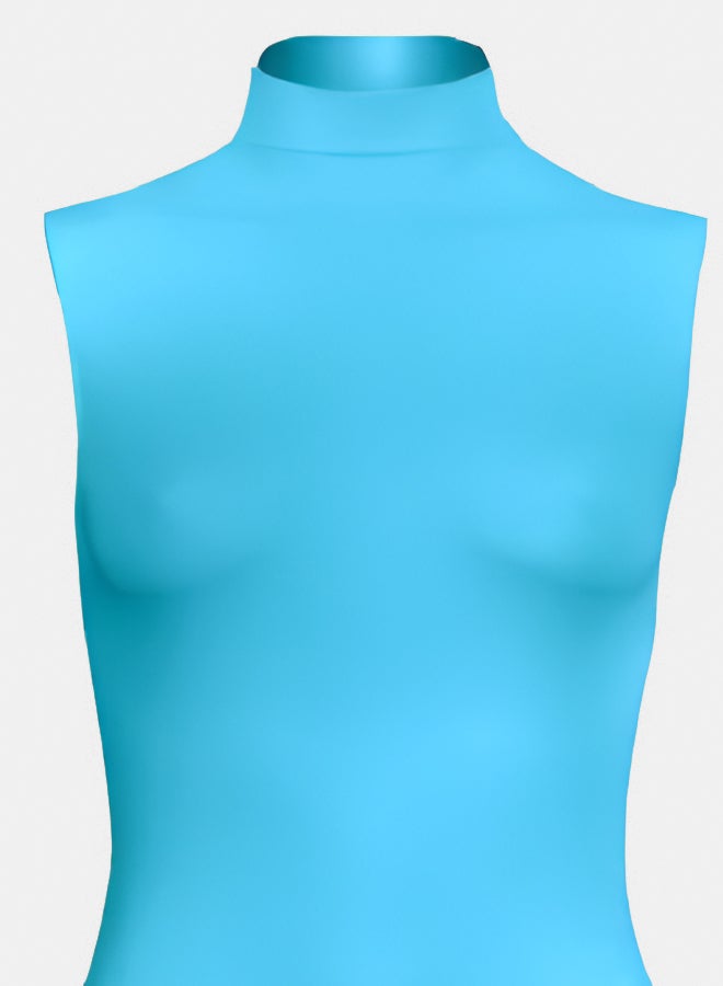 Silvy Lycra Wave1 High Neck Sleeveless Bodysuit Underwear For Women - Image 2