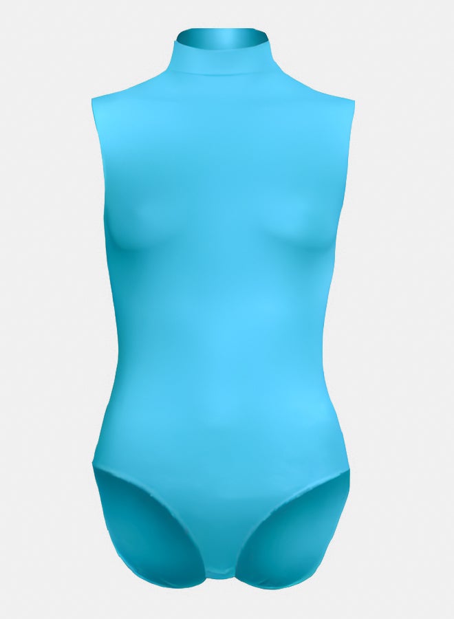 Silvy Lycra Wave1 High Neck Sleeveless Bodysuit Underwear For Women - Image 1