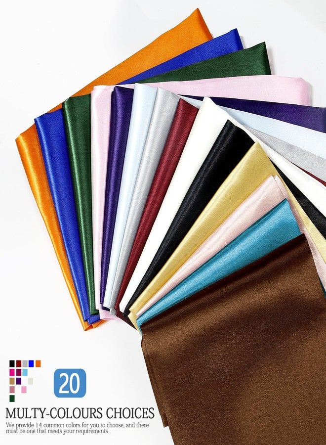 VACVELT Charmeuse Satin Fabric by The Yard, 60 Inch Wide Chocolate Brown Satin Fabric Shiny & Soft Cloth Fabric, Silky Satin Fabric for Bridal Dress, Wedding Decorations, Crafts, Sewing (1 Yard) - Image 4
